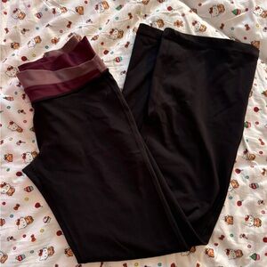 Lululemon Black Flare Yoga Pants